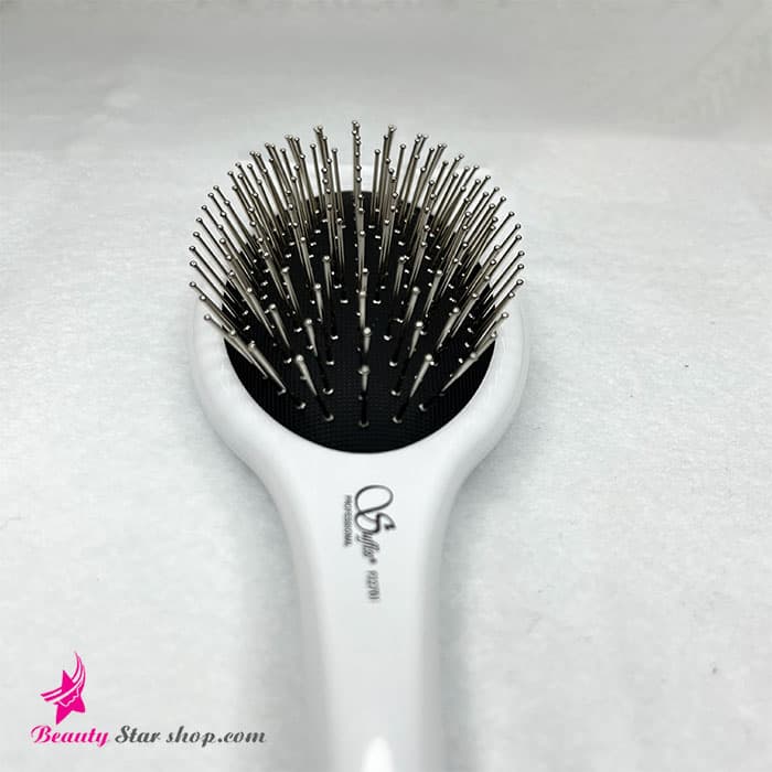 برس تخت دندانه فلزی سفید سافیکس مدل F22701 — تصویر ۵