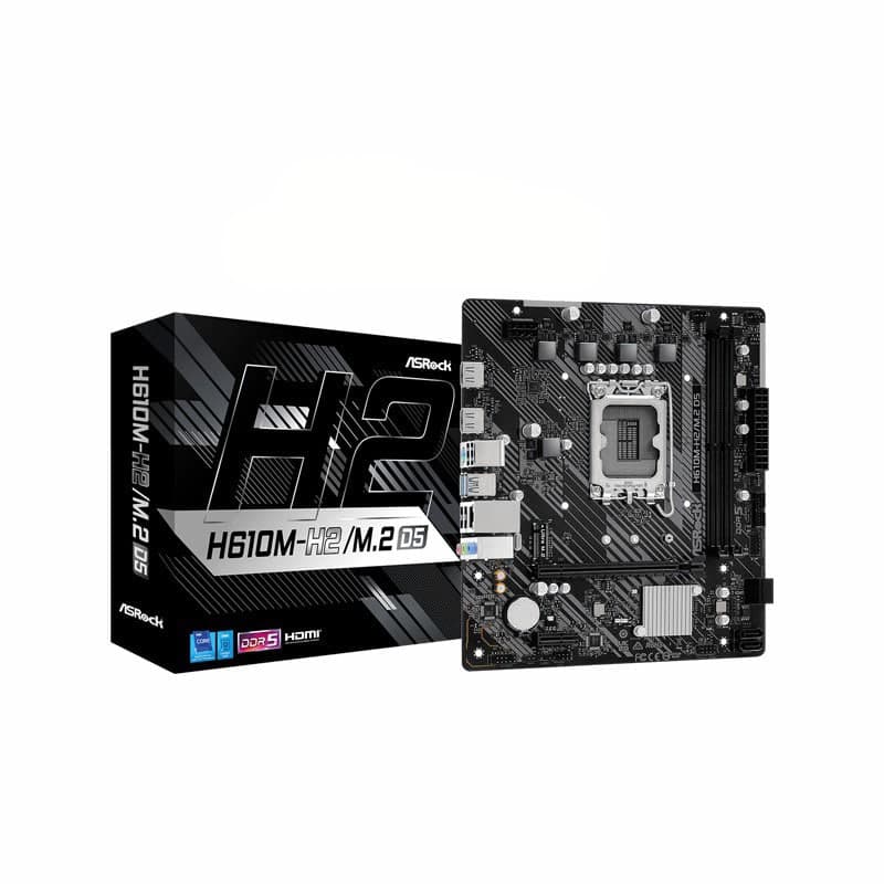 مادربرد ازراک مدل H610M-H2 M.2 DDR5 — تصویر ۲