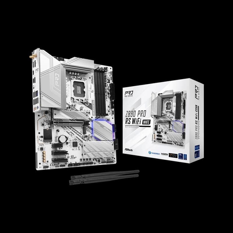 مادربرد ازراک ASROCK Z890 Pro RS WiFi DDR5 White — تصویر ۴