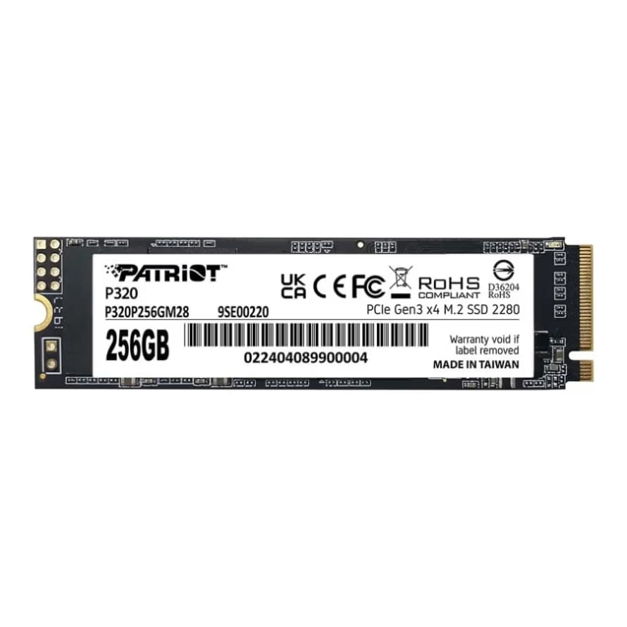 SSD M.2 PATRIOT 256GB P320 حافظه اس اس دی — تصویر ۱۰