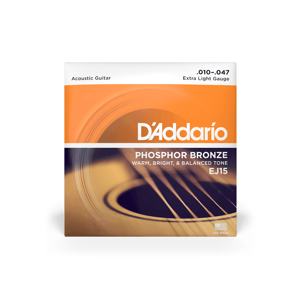 سیم گیتار آکوستیک Daddario مدل Ej15 سری Extra Light اصلی