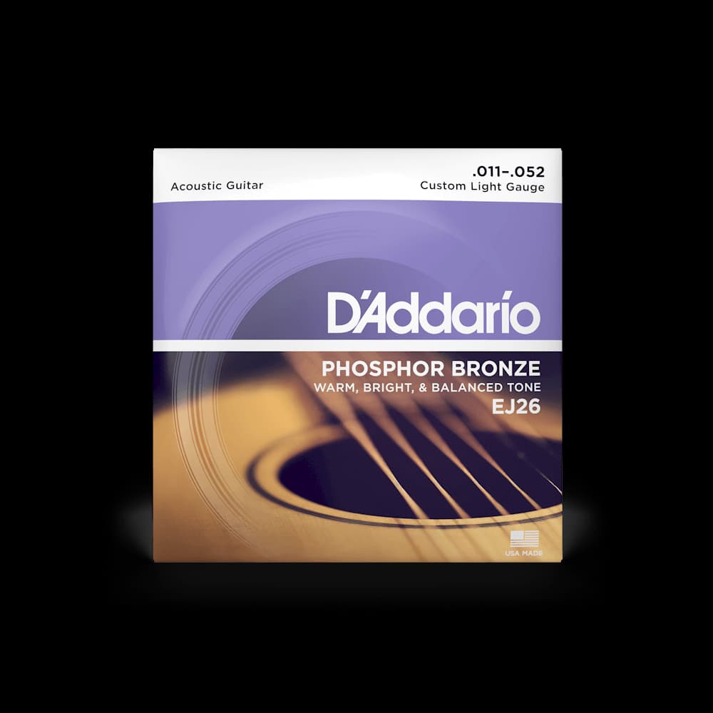 سیم گیتار آکوستیک Custom Light Acoustic Guitar Strings 11-52 اصلی