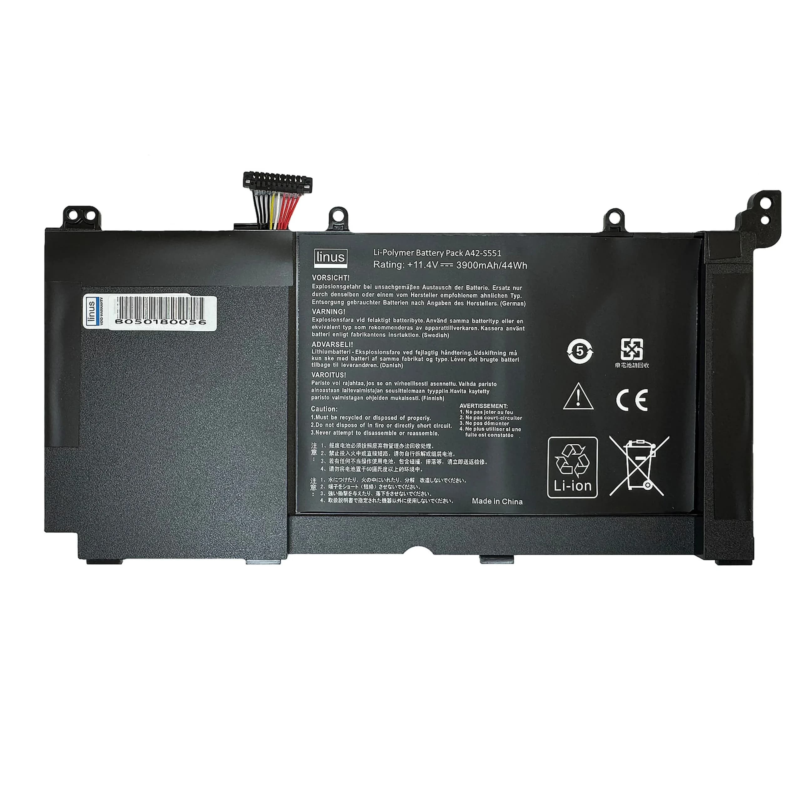 ASUS BATTERY B31N1336 S551 4000MAH