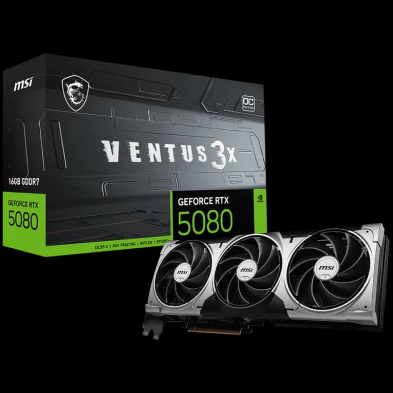 کارت گرافیک MSI RTX 5080 Ventus 3X OC 16Gb