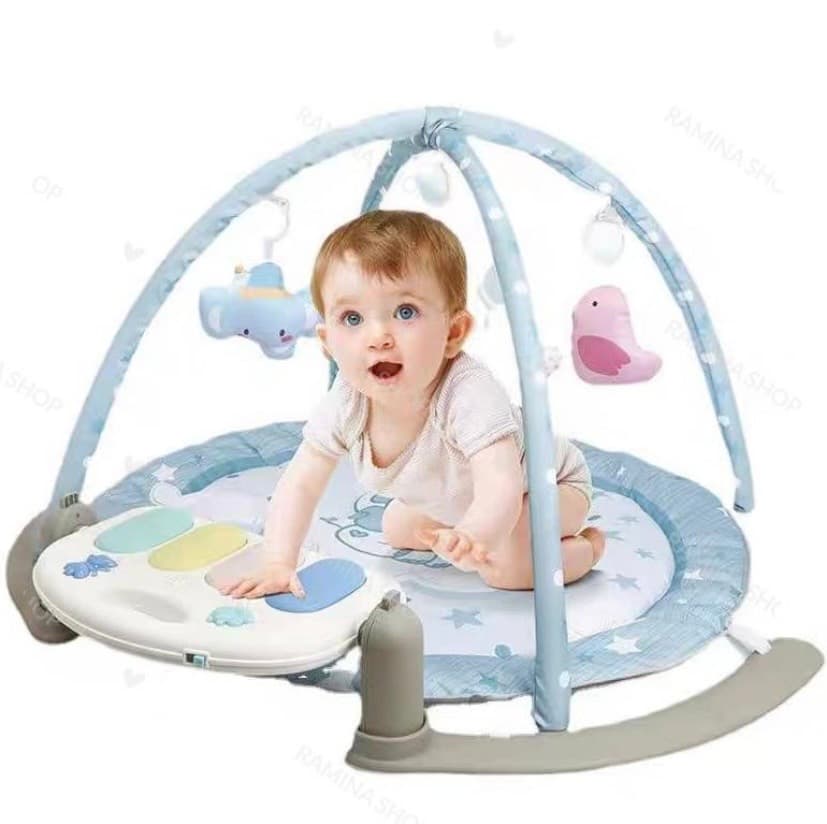 تشک بازی گرد نوزاد Crawling Gym Baby Play Mat Round