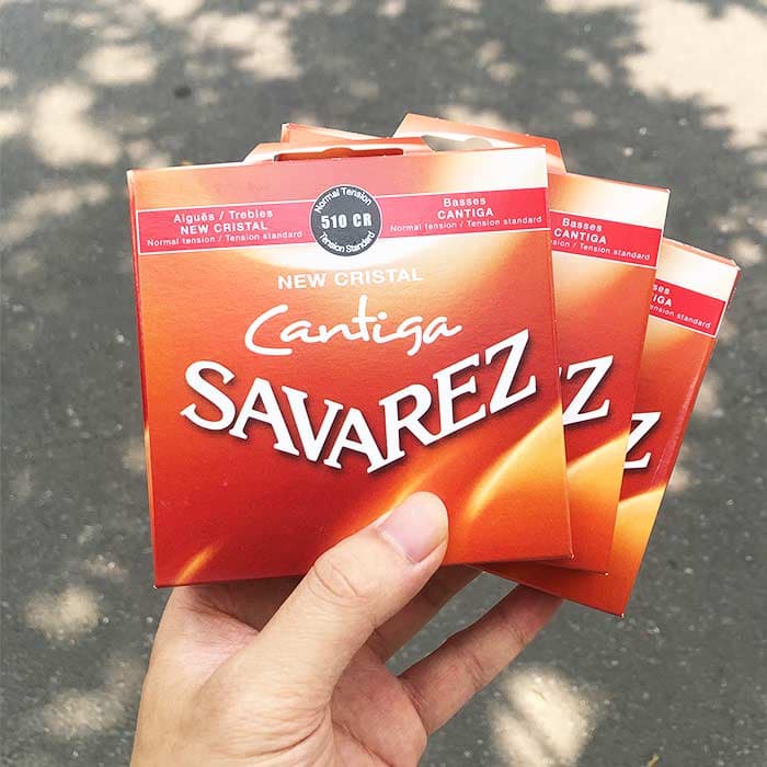 سیم گیتار SAVAREZ مدل 510CR نرمال تنشن اصل فرانسه — تصویر ۴