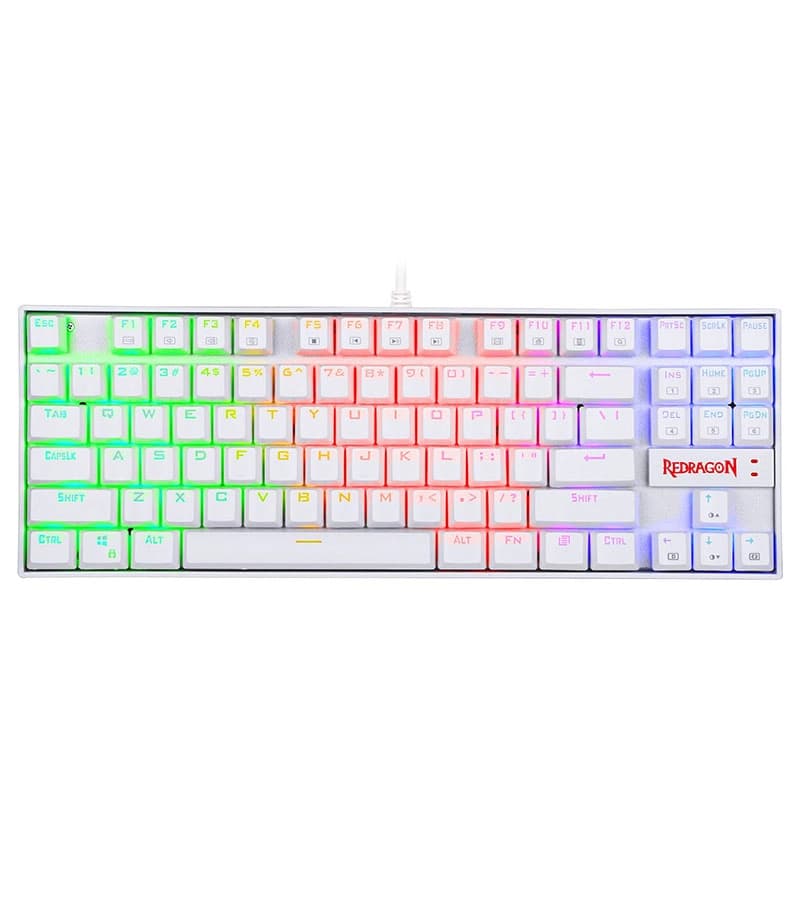 کیبورد مکانیکال گیمینگ ردراگون KUMARA K552 RGB White — تصویر ۲