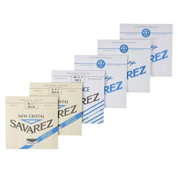 سیم گیتار SAVAREZ مدل 510MJ های تنشن اصل فرانسه — تصویر ۸