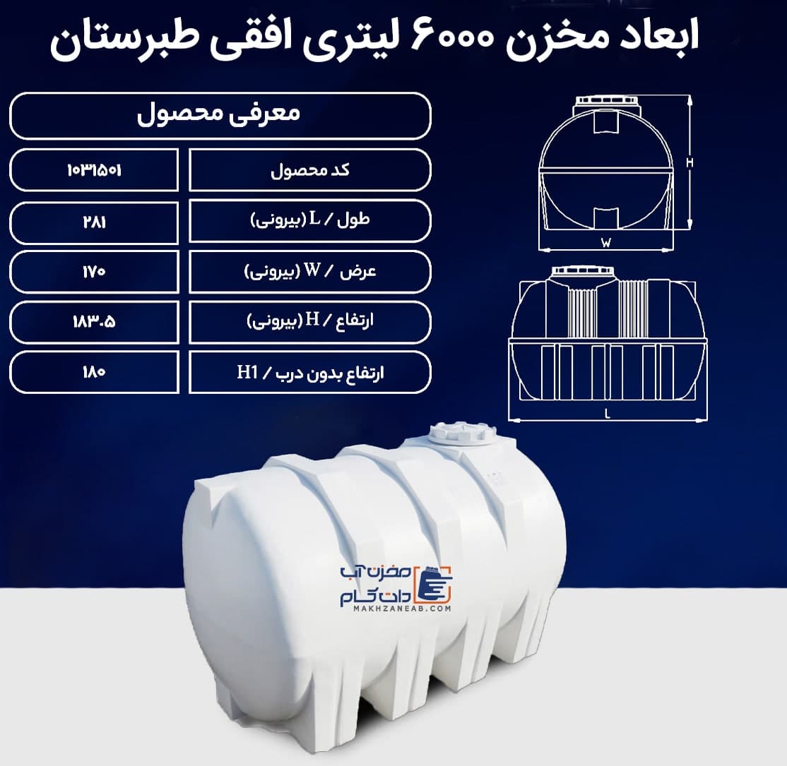 مخزن 6000 لیتری افقی سه لایه طبرستان — تصویر ۳