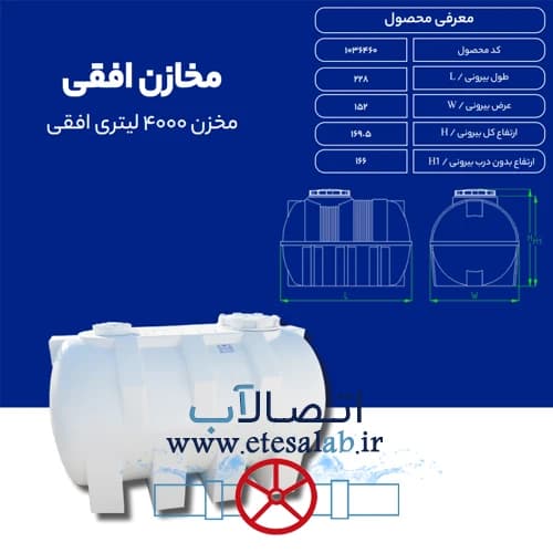 مخزن 4000 لیتری افقی سه لایه طبرستان — تصویر ۹