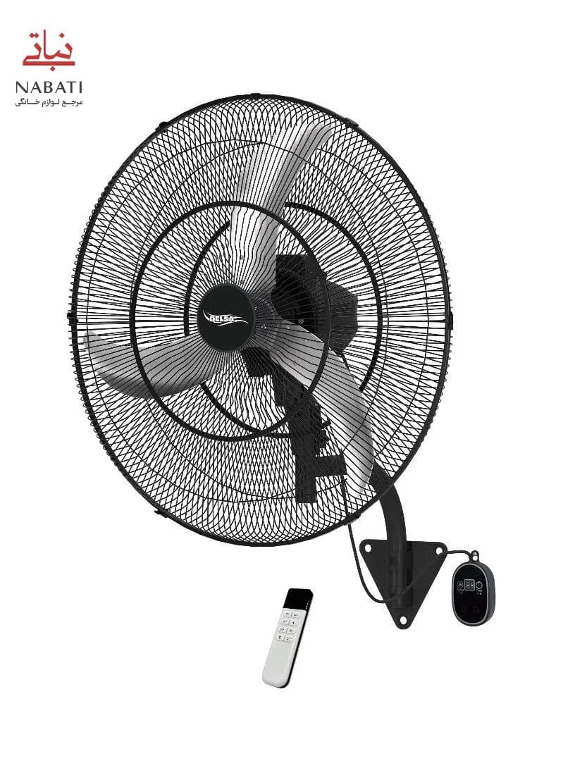 پنکه صنعتی دیواری سه پره BLDC سایز 65 دلسا