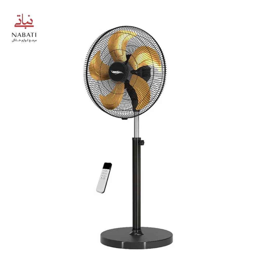 پنکه نیمه صنعتی ایستاده پنج پره BLDC سایز ۴۵ دلسا — تصویر ۴