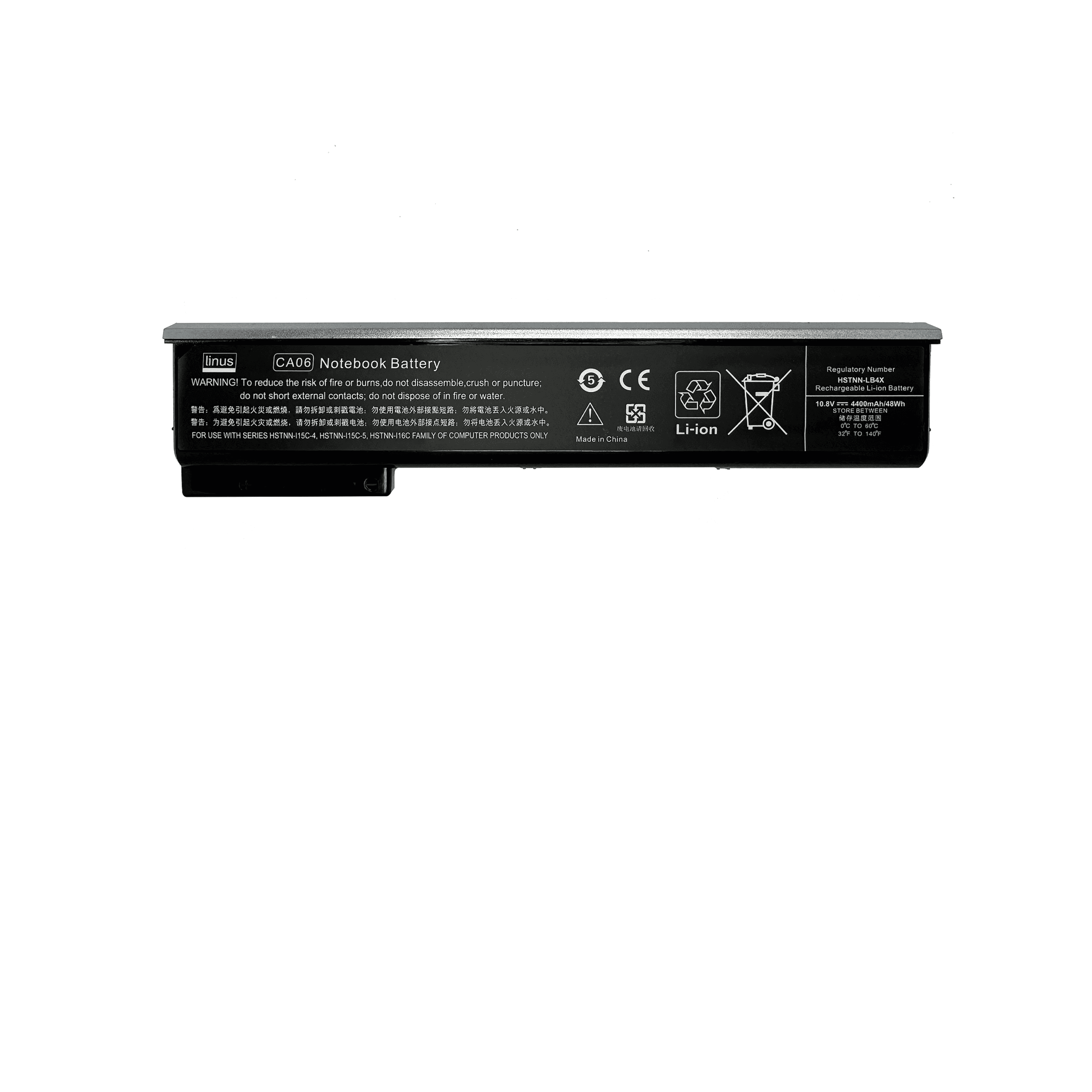 HP BATTERY ProBook 640 G0/G1 CA06 4400MAH