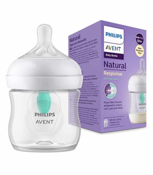شیشه شیر 125 میل سوپاپ دار اونت Philips Avent مدل Response