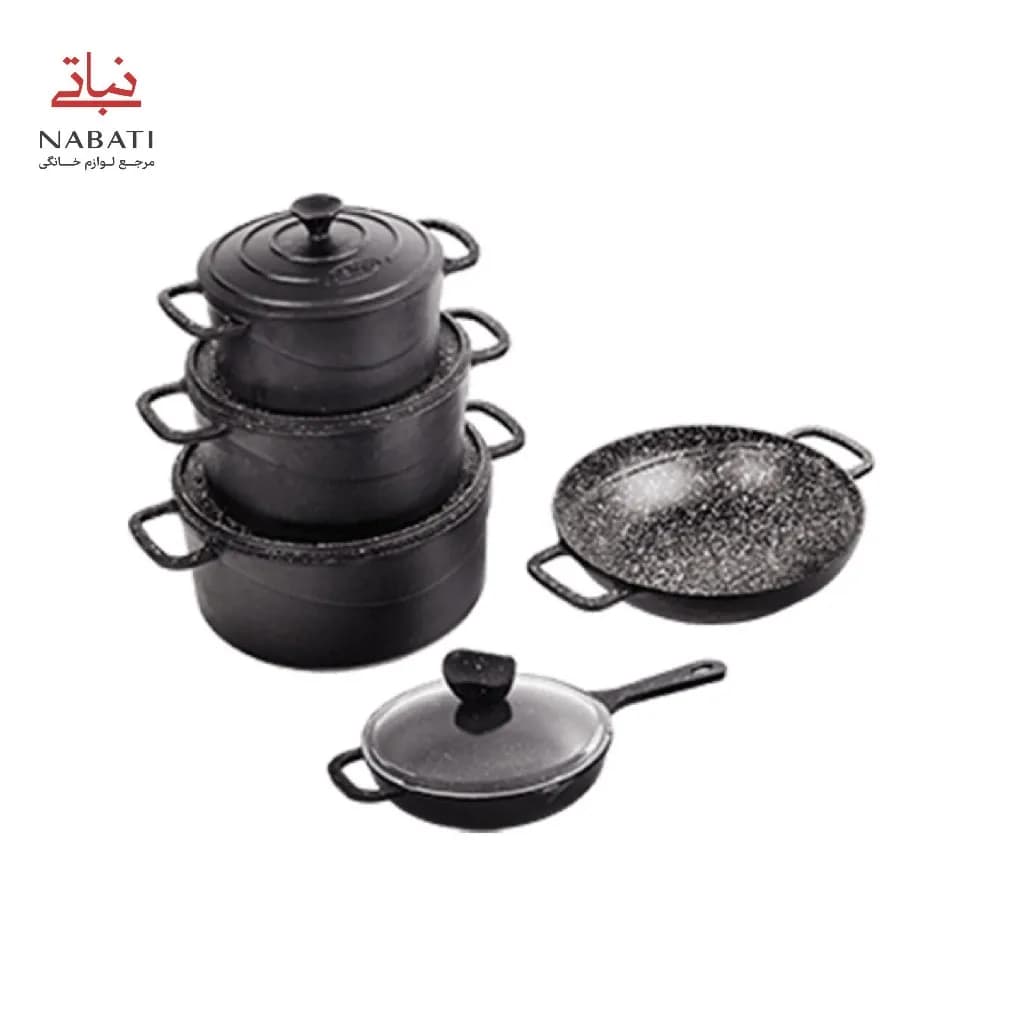 سرویس چدن 8 پارچه مدل Fico (با جعبه چوبی) — تصویر ۱۱