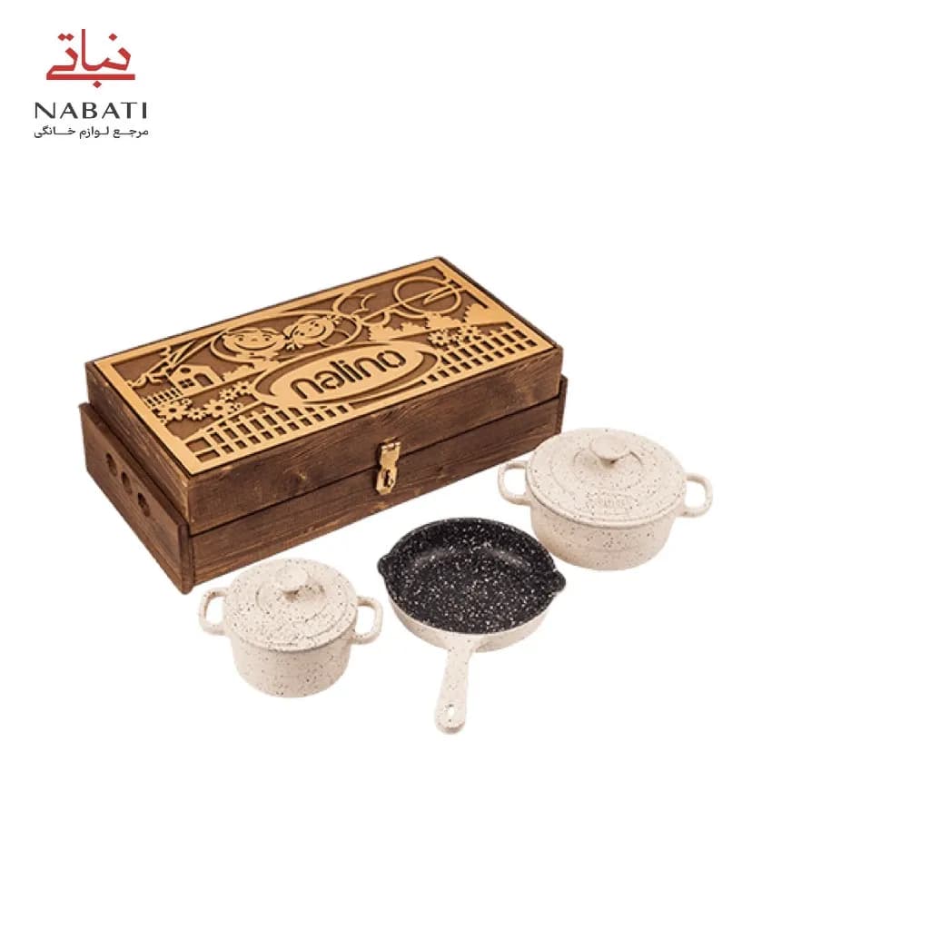 سرویس چدن 5 پارچه کودک (با جعبه چوبی) — تصویر ۷