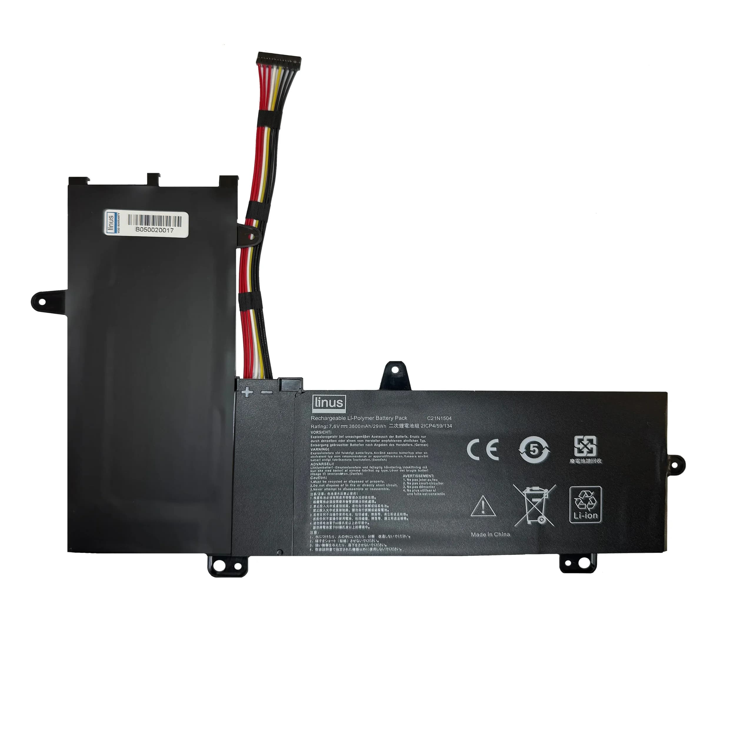 ASUS BATTERY C21N1504 TP200S 3800MAH