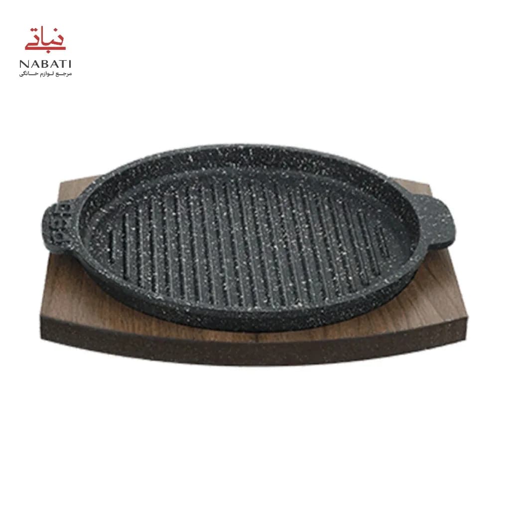 تابه گریل چدن Fahita (با زیره چوبی) — تصویر ۲