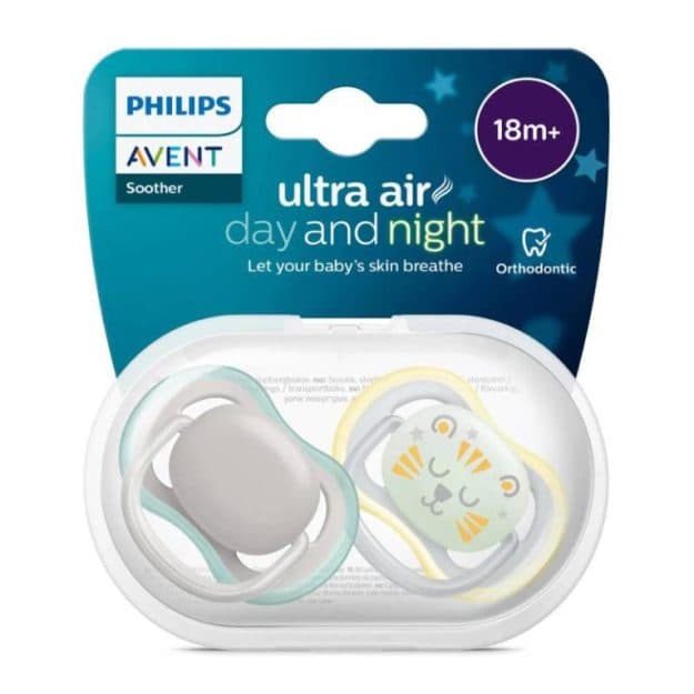 پستانک ارتودنسی اونت ۱۸ ماه به بالا روز و شب UltraAir — تصویر ۲