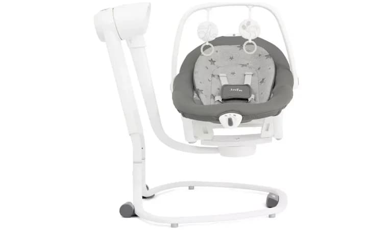 گهواره کودک جویی مدل Serina 2in1 Cosmo Grey — تصویر ۳