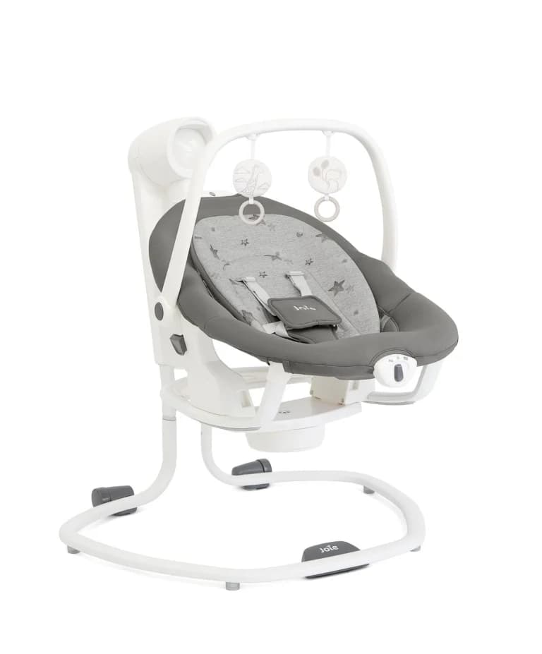 گهواره کودک جویی مدل Serina 2in1 Cosmo Grey — تصویر ۱۲