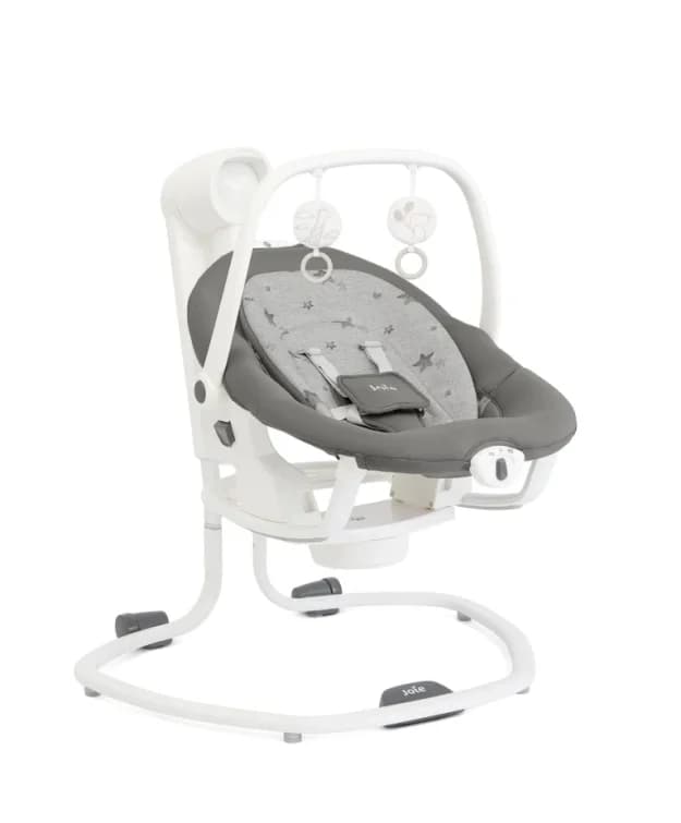 گهواره کودک جویی مدل Serina 2in1 Cosmo Grey — تصویر ۹