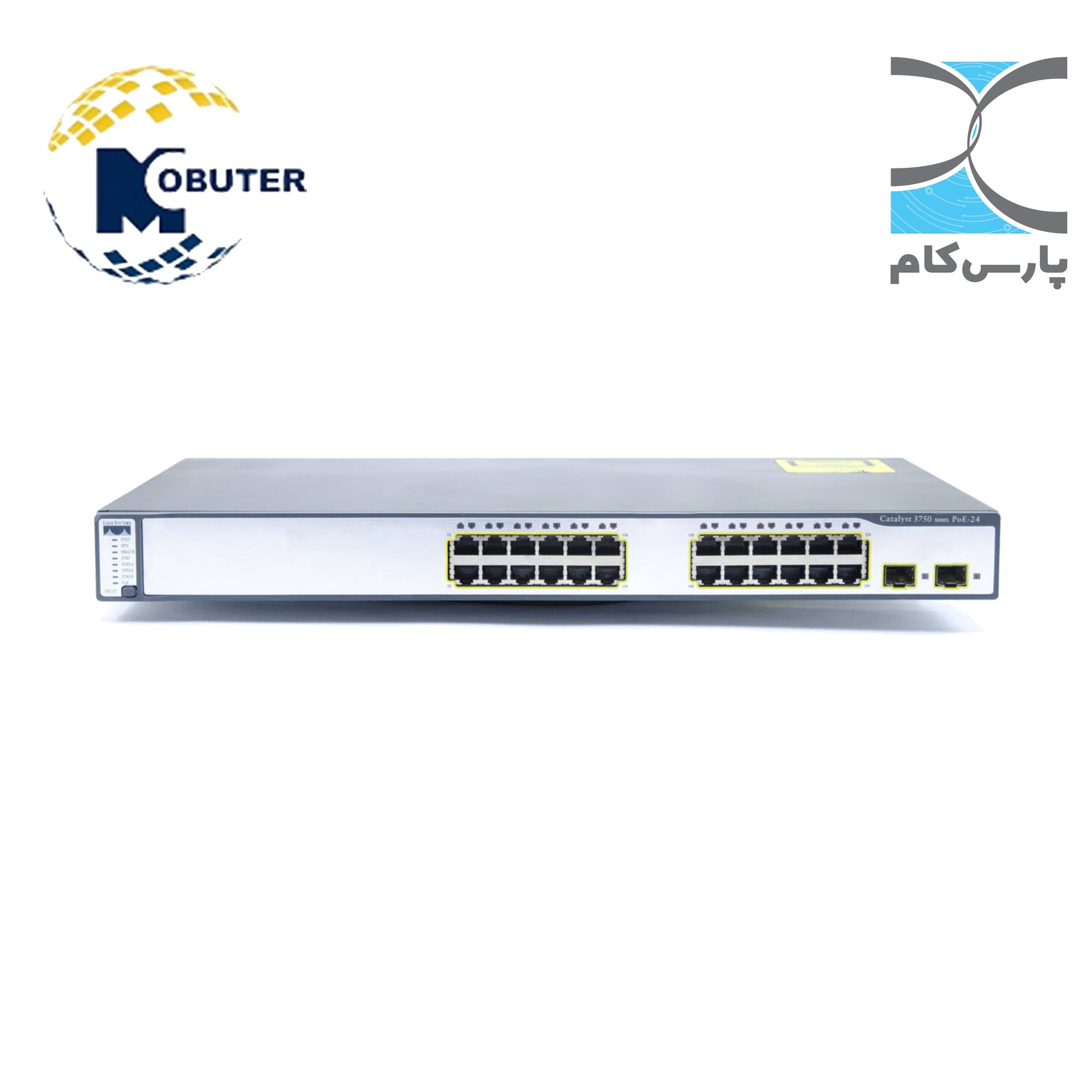 سوئیچ سیسکو مدل WS-C3750-24PS-S — تصویر ۴