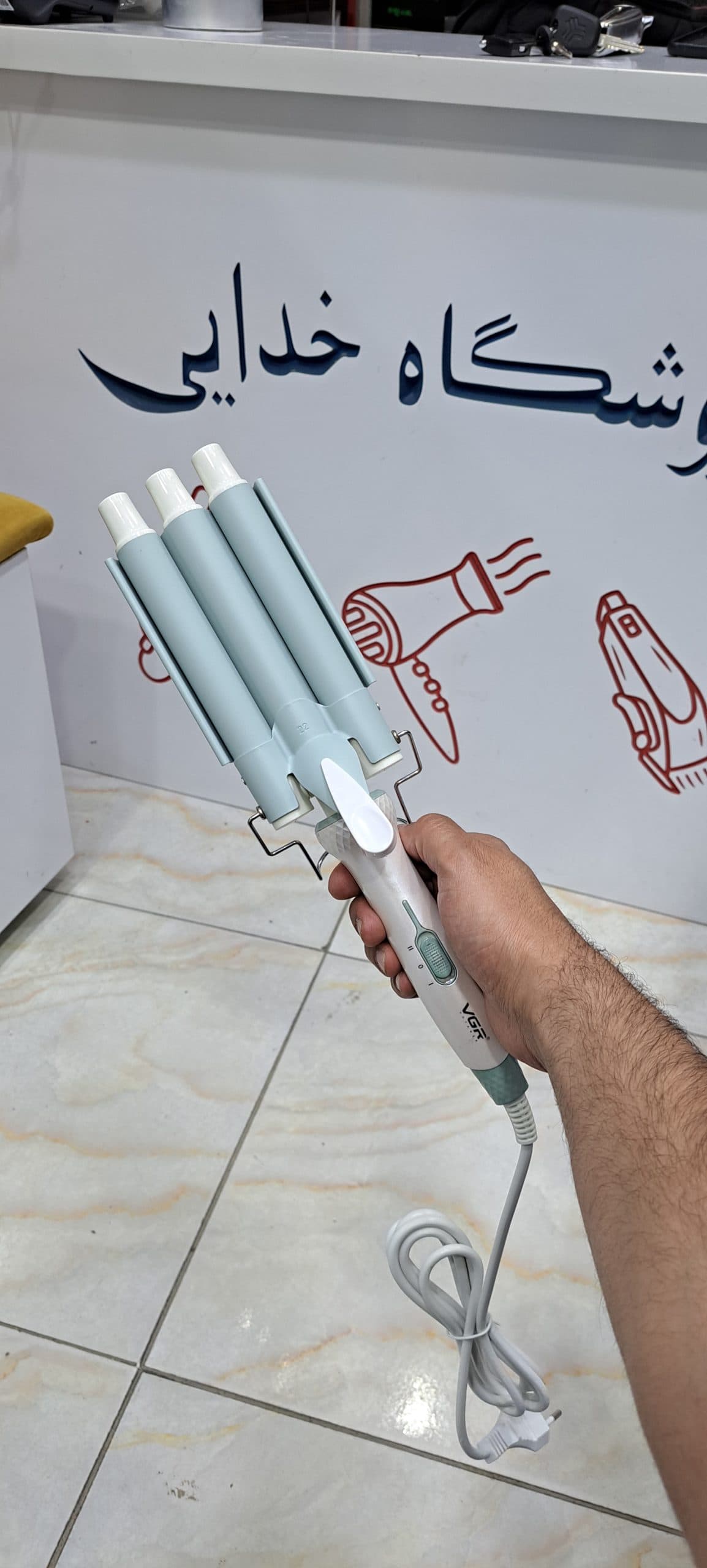 فر کننده و حالت دهنده مو وی جی ار مدل VGR-595 — تصویر ۸