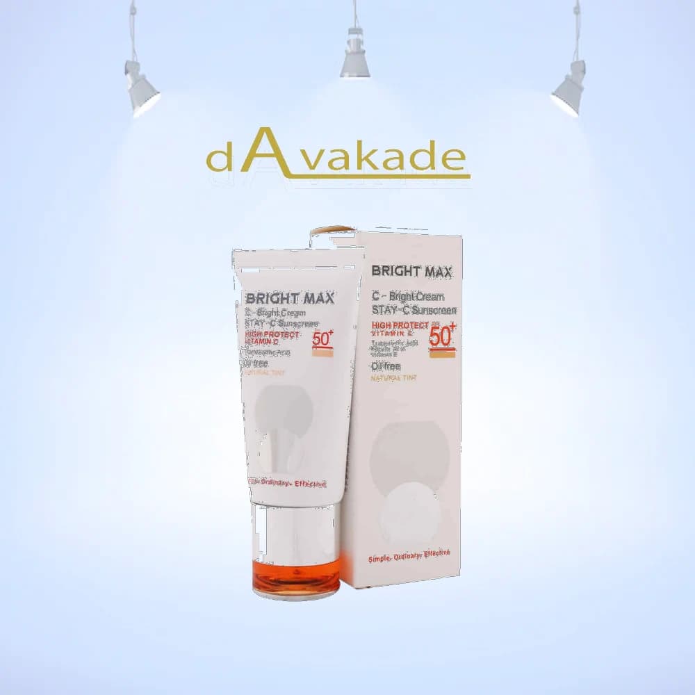 ضدآفتاب بژ طبیعی فیزیکال Bright Max برایت مکس مدل SPF50 میل 40 — تصویر ۷