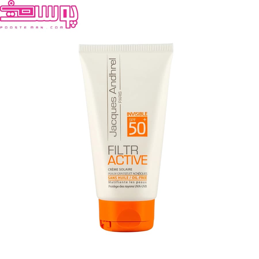 ضدآفتاب بی رنگ Jac Andhrel ژاک آندرل مدل SPF50 پوست چرب و آکنه دار — تصویر ۸