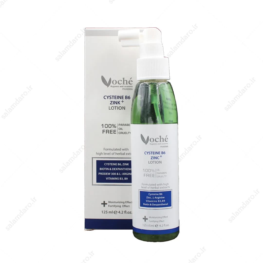 تونیک ضدریزش و تقویت رشد مو وچه مدل Cysteine B6 Zinc حجم 125 میلی لیتر — تصویر ۱۰