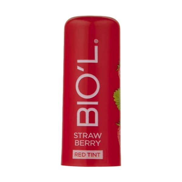 بالم لب رنگی بیول Biol مدل توت فرنگی با SPF15 — تصویر ۴