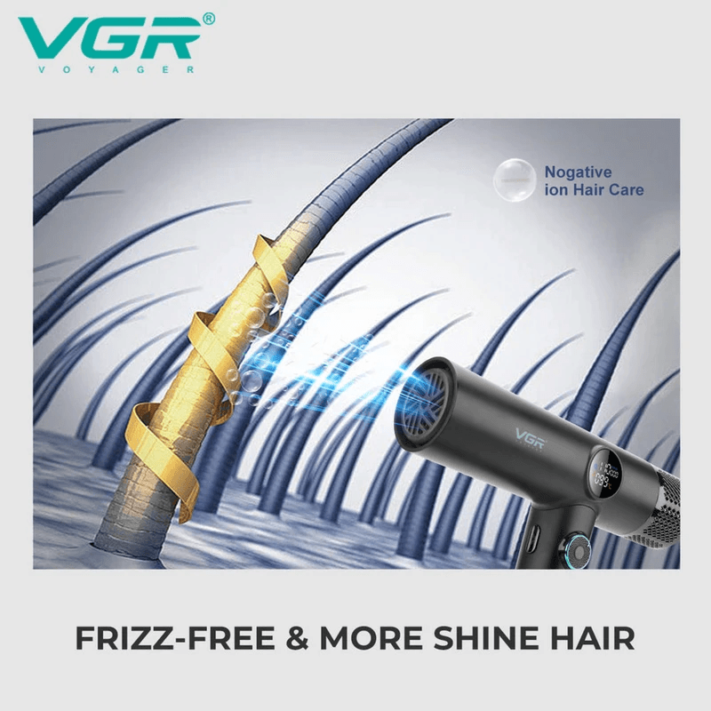 سشوار حرفه‌ای وی جی آر مدل V-401 — تصویر ۳
