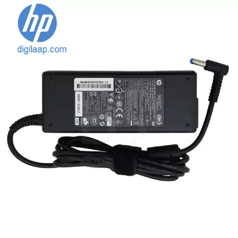 آداپتور لپ تاپ اچ پی 19.5V 3.3A سر فیش آبی