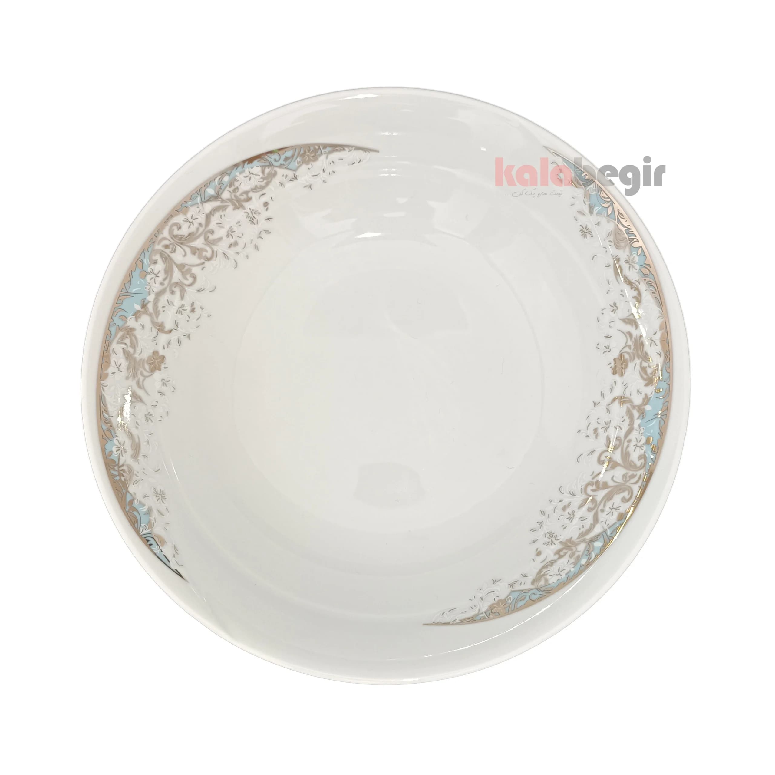 کاسه سالاد 23 چینی توس طرح داستر فیروزه ای
