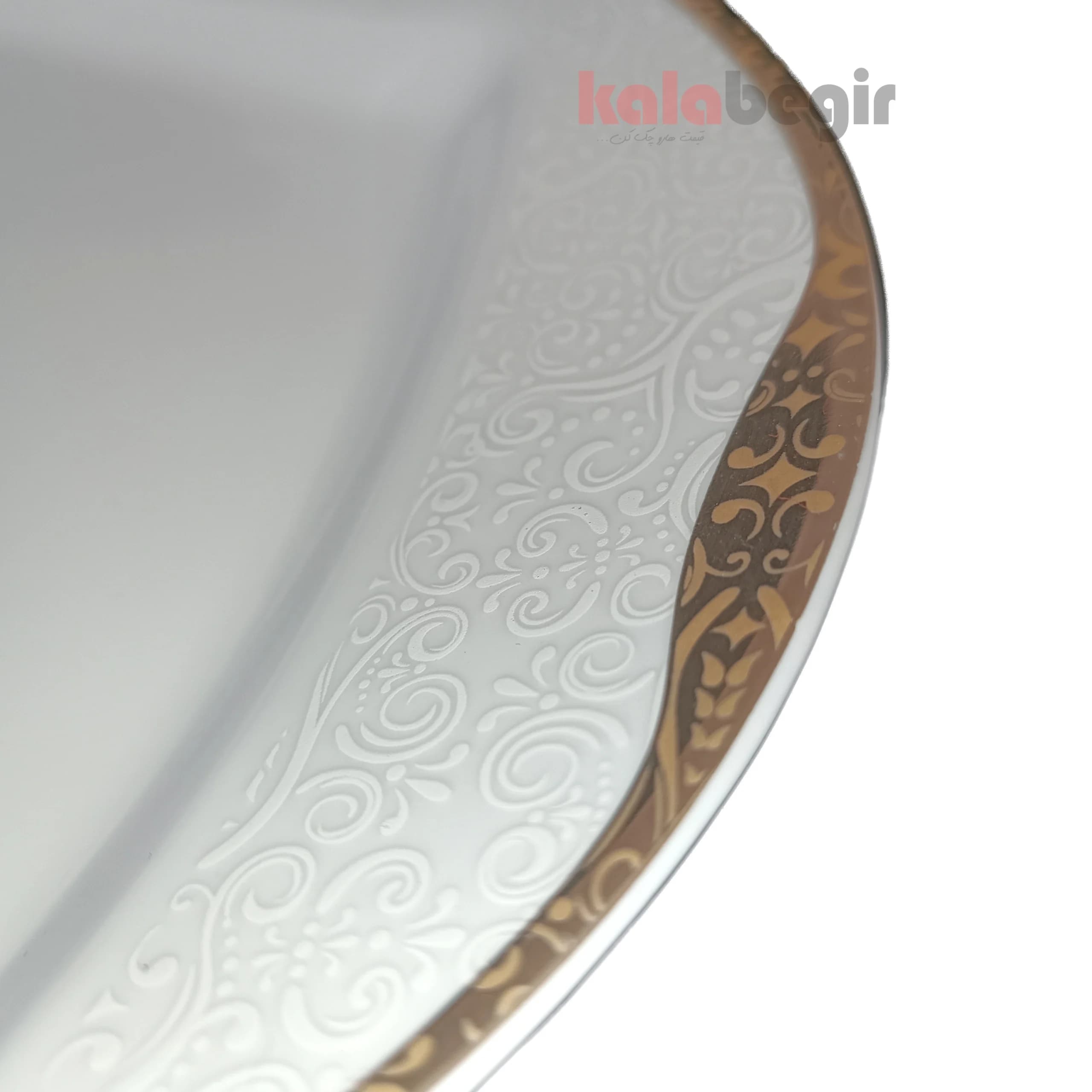دیس 35 چینی توس طرح لیندا طلایی — تصویر ۷