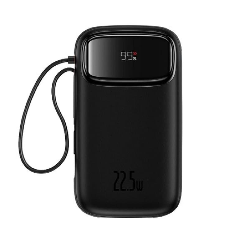 پاوربانک بیسوس مدل 22.5W QPow2 Dual Cable ظرفیت 10000 میلی آمپر ساعت — تصویر ۲