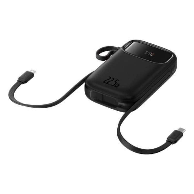 پاوربانک بیسوس مدل 22.5W QPow2 Dual Cable ظرفیت 10000 میلی آمپر ساعت — تصویر ۳