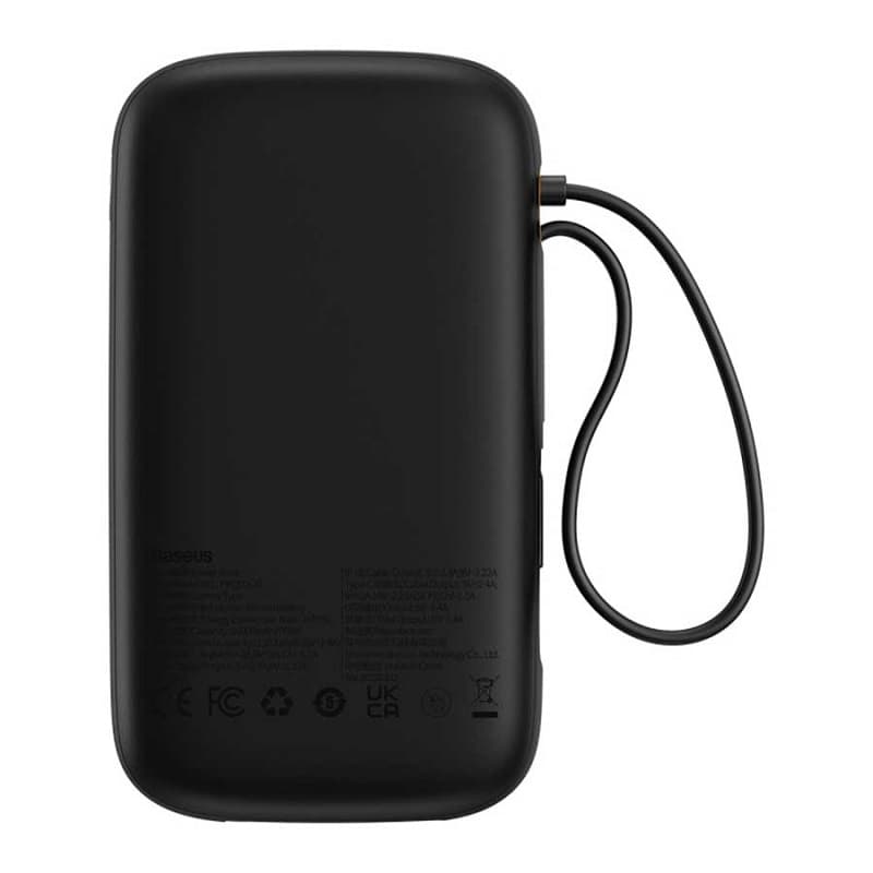 پاوربانک بیسوس مدل 22.5W QPow2 Dual Cable ظرفیت 10000 میلی آمپر ساعت — تصویر ۴