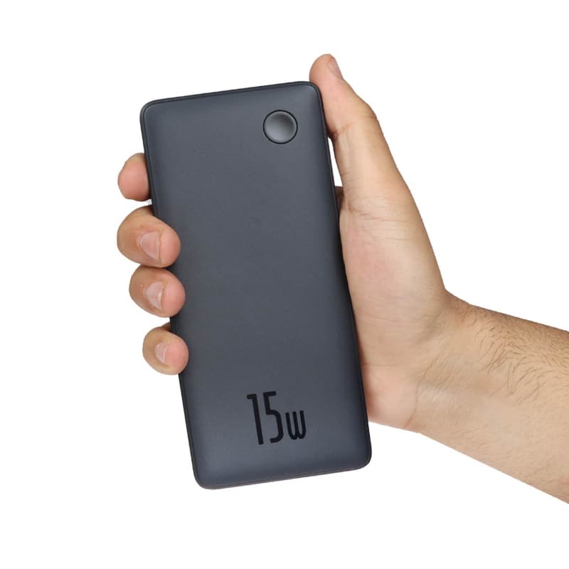 پاوربانک 10000 میلی آمپر 15 وات بیسوس Baseus Power Bank Airpow lite — تصویر ۱۲