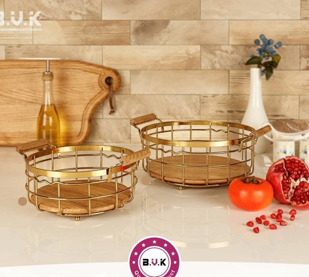 سبد فلزی بزرگ گرد مدل کاریزما BVK کد 411125