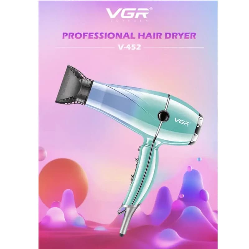 سشوار حرفه ای وی جی ار مدل V-452 — تصویر ۳