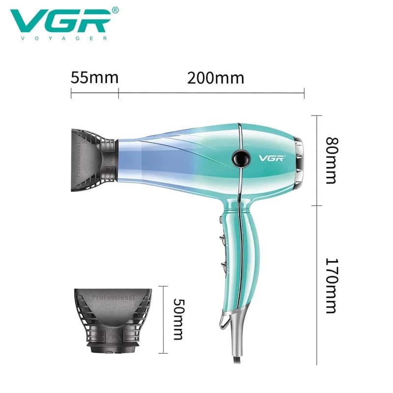 سشوار حرفه ای وی جی ار مدل V-452 — تصویر ۵