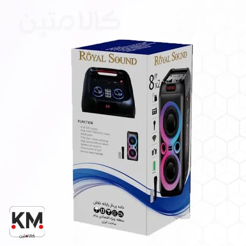 اسپیکر بلوتوثی قابل حمل رویال ساند مدل RS-D33 — تصویر ۱۱