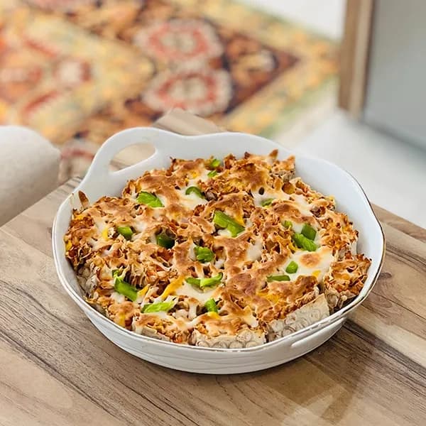 تابه سزار بزرگ گرد لب طلایی لمون — تصویر ۳