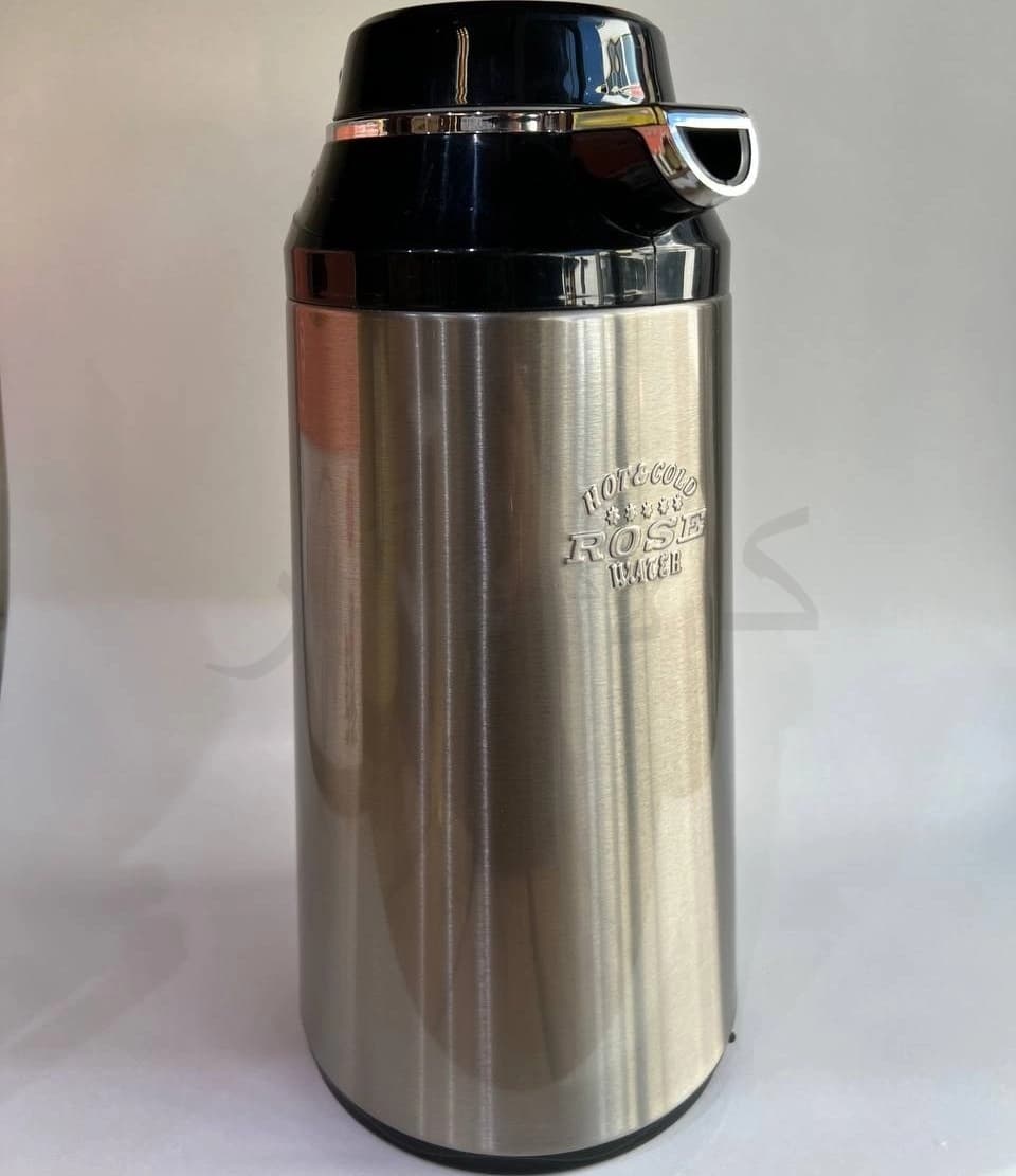 فلاسک 1.6 لیتری داخل شیشه بدنه استیل رز — تصویر ۱۱