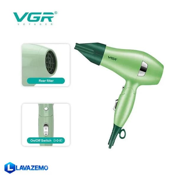 سشوار مسافرتی وی جی آر مدل V-432 — تصویر ۹