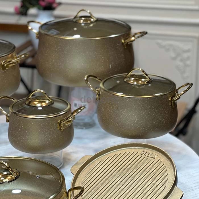 سرویس قابلمه 16 پارچه گرانیتی BVK کد 71451611 — تصویر ۲