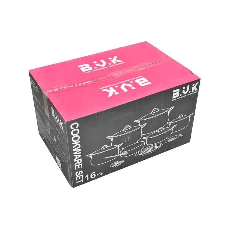 سرویس قابلمه 16 پارچه گرانیتی BVK کد 71451611 — تصویر ۵