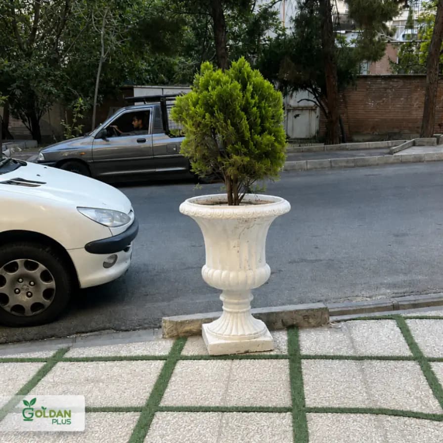 گلدان بتنی جامی طرح رومی – 116k — تصویر ۴